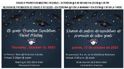 Grade 8 Promotion Mtg/Grado 8 reunion de promocion